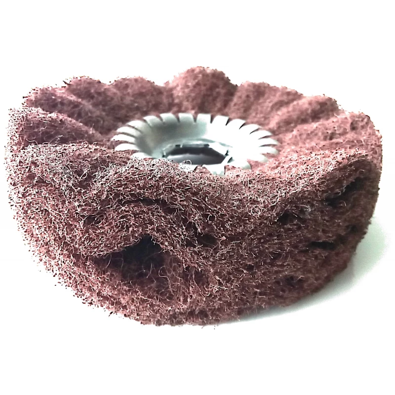 Круг нетканый для сатинирования Toyev NPB (150 х24/6х30мм 4 слоя, Brown, A/M)