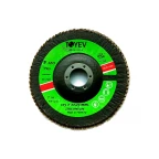 Круг лепестковый торцевой Toyev FGB КЛТ2 ZIRCONIUM-PRO 125x22 P120 (5шт/упак) цирконий 101191