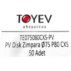 Шлифовальный диск TOYEV 75мм P60 CXS XKSC - Stearate Ceramic VSM XK733X (5шт/упак) 101382
