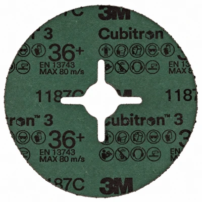 Круг фибровый 3M Cubitron 3 1187С (P36+ 125мм x 22мм)