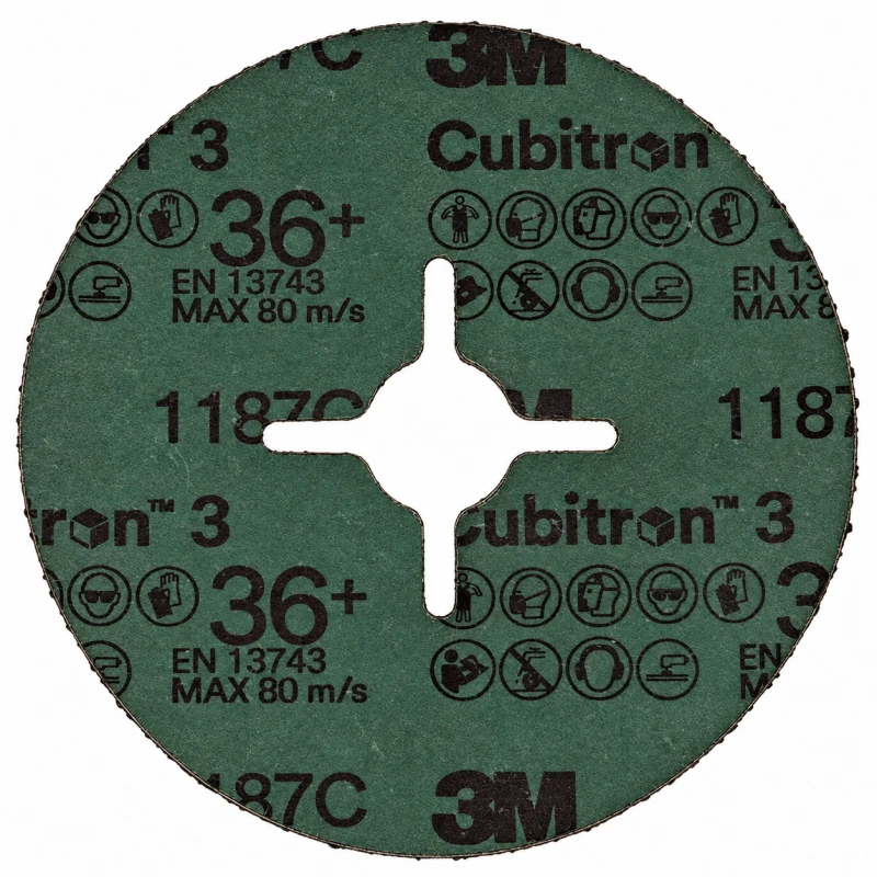 Круг фибровый 3M Cubitron 3 1187С (P36+ 125мм x 22мм)