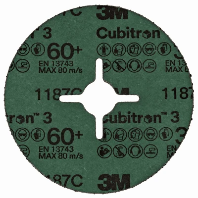 Круг фибровый 3M Cubitron 3 1187С (P60+ 125мм x 22мм)