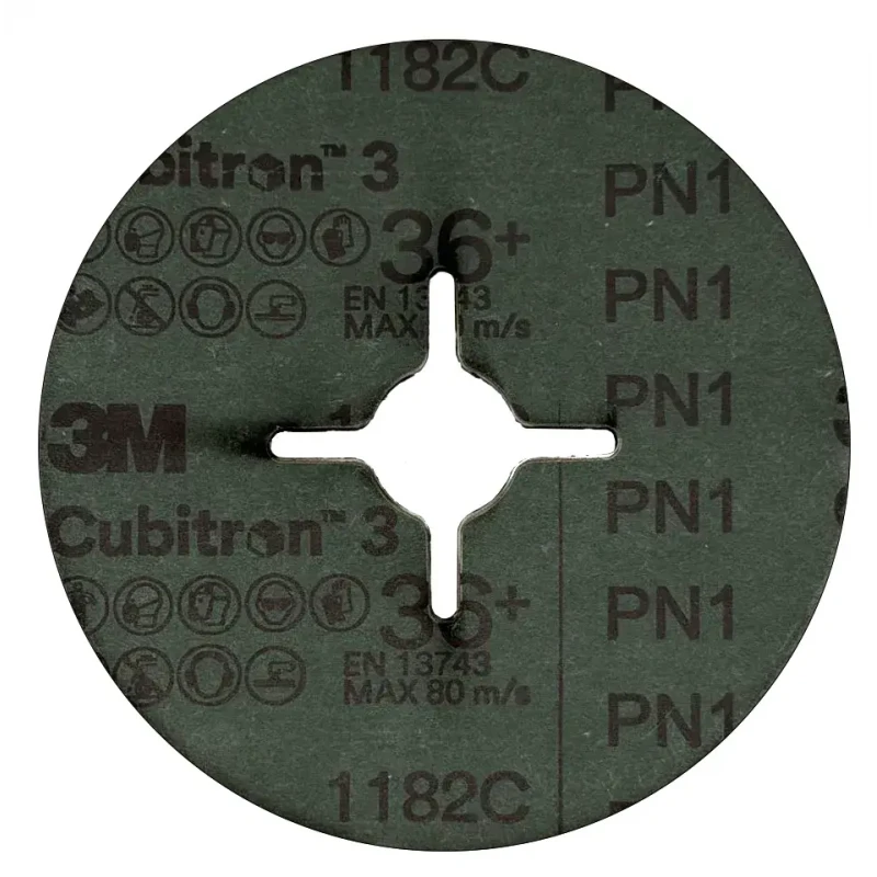 Круг фибровый 3M Cubitron 3 1182С (P36+ 180мм x 22мм)