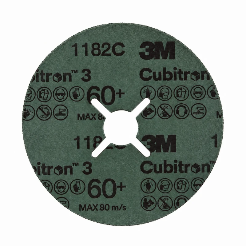 Круг фибровый 3M Cubitron 3 1182С (P60+ 180мм x 22мм)