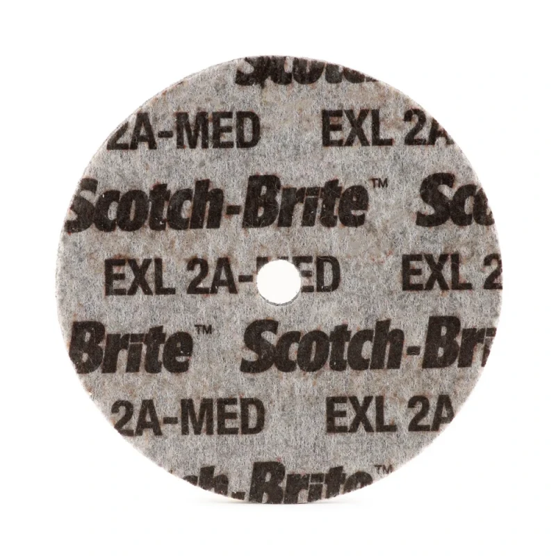 Шлифовальный нетканный прессованный круг 3M Scotch-Brite ( 3М Скотч брайт ) XL-UW (75х6х6мм, 2A, Medium))