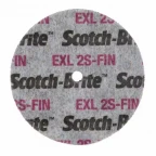 Шлифовальный нетканный прессованный круг 3M Scotch-Brite ( 3М Скотч брайт ) XL-UW (75х6х6мм, 2S, Fine) 