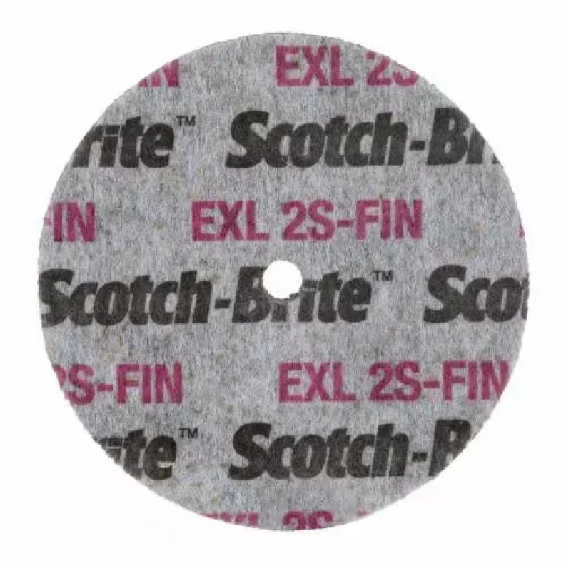 Шлифовальный нетканный прессованный круг 3M Scotch-Brite ( 3М Скотч брайт ) XL-UW (75х6х6мм, 2S, Fine) 